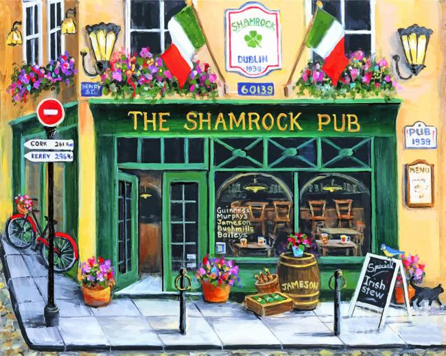 The Shamrock Pub Art Paint By Numbers.png
