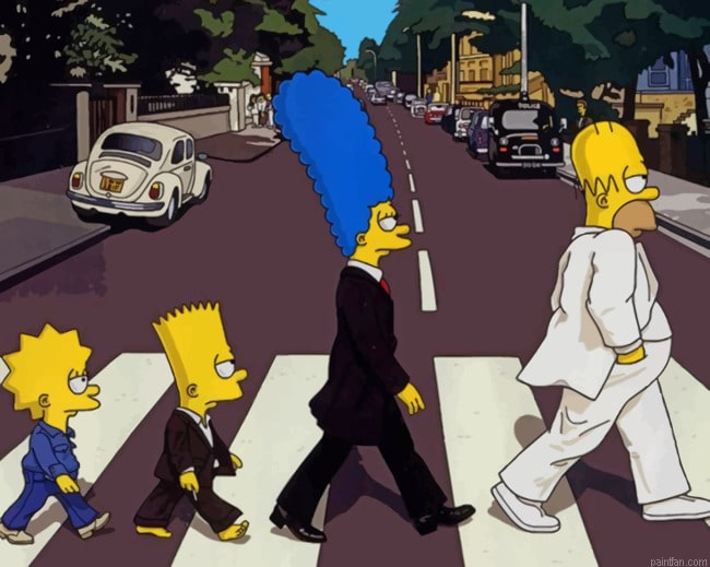 The Simpsons Beatles New Paint By Numbers.png