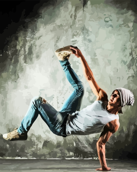 The Street Dancing Man Paint By Numbers.png