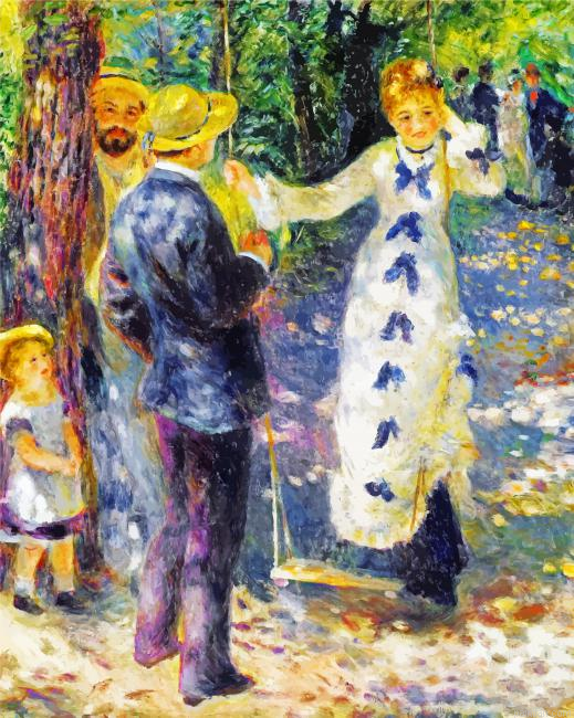 The Swing Pierre Auguste Renoir Paint By Numbers.png