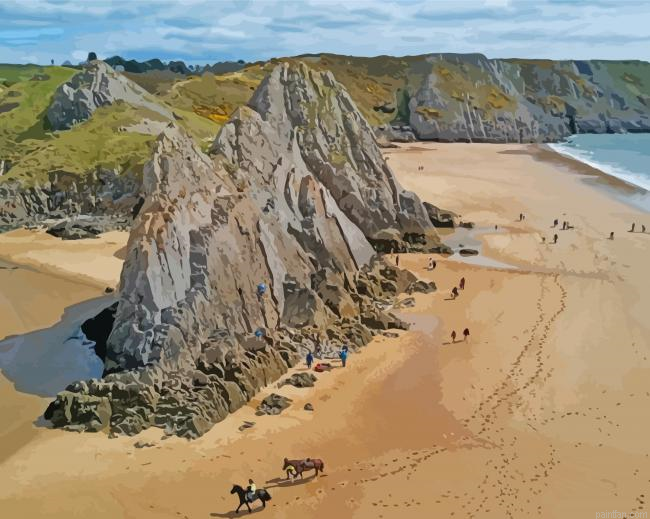 The Three Cliffs Bay Paint By Numbers.png