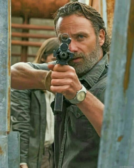 The Walking Dead Rick Grimes Paint By Number.png