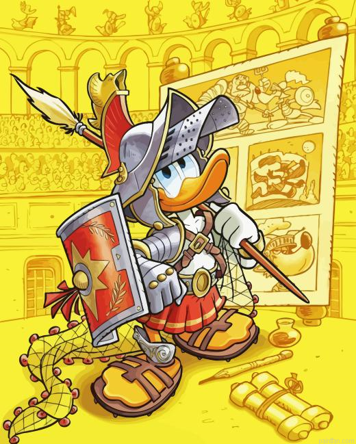 The Warrior Duck Paint By Numbers.png