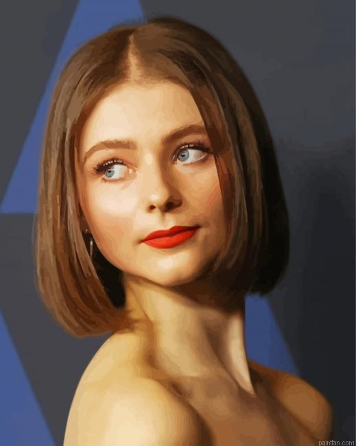 Thomasin Mckenzie With Short Hair Paint By Numbers.png