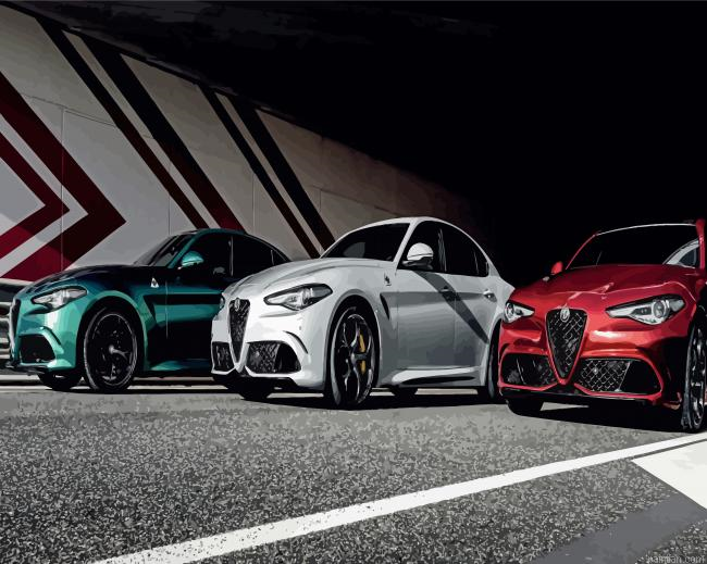 Three Alfa Romeo Stelvio Paint By Numbers.png