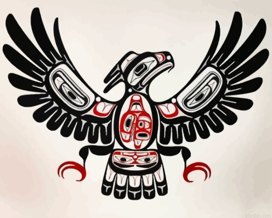 Thunderbird Haida Art Paint By Numbers.png