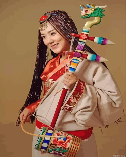 Tibet Lady Paint By Number.png