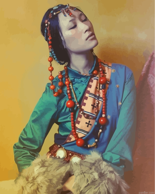 Tibetan Girl Paint By Number.png