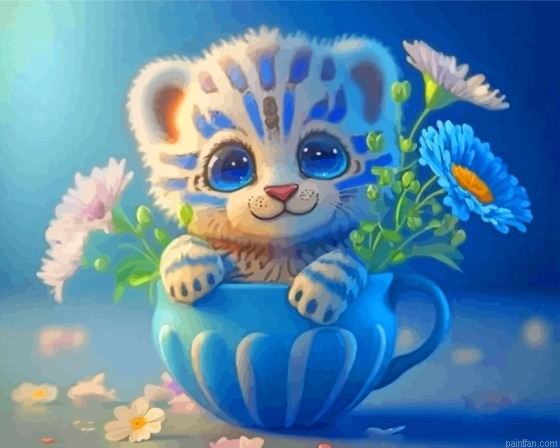 Tiger In Mug Paint By Numbers.png