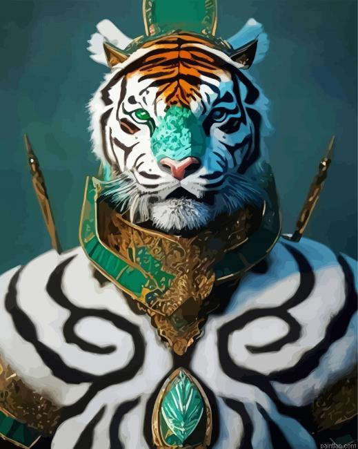 Tiger Warrior Paint By Numbers.png