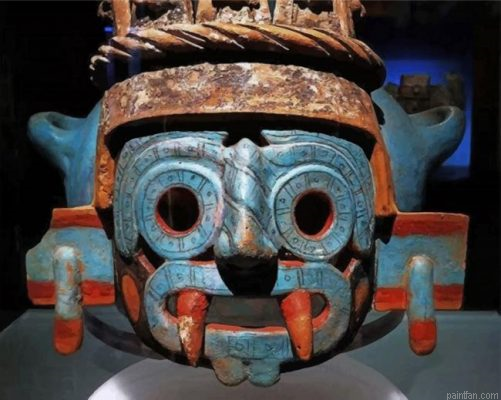 Tlaloc Aztec Paint By Number.png