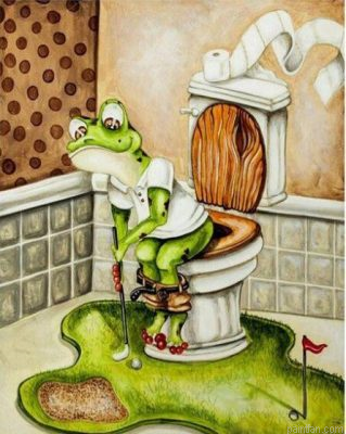 Toilette Frog Paint By Numbers.png