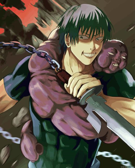 Toji Anime Paint By Numbers.png