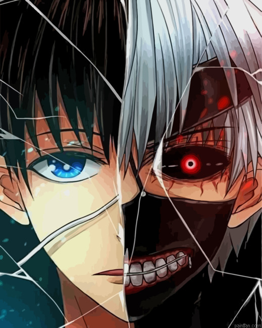 Tokyo Ghoul Ken Kaneki Paint By Numbers.png