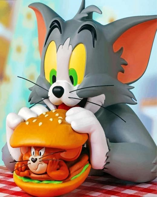 Tom And Jerry Burger Paint By Number.png
