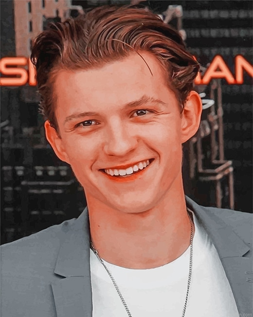 Tom Holland Portrait New Paint By Numbers.png