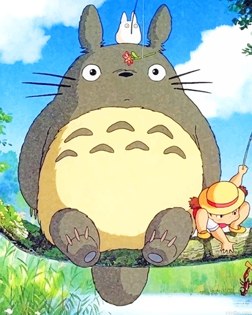 Totoro And Mei Kusaka New Paint By Numbers.png