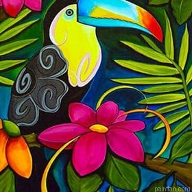 Toucan Birds Paint By Numbers.png