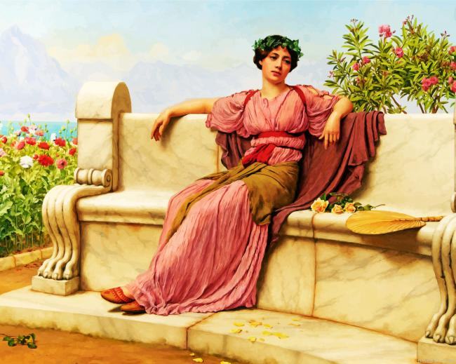 Tranquillity William Godward Paint By Number.png