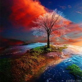 Tree Planet Paint By Numbers.png