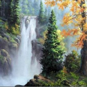 Tree Waterfall Paint By Numbers.png