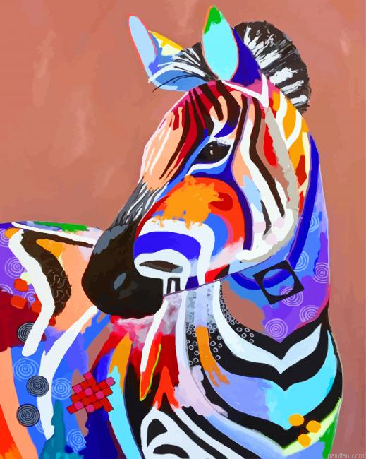Trippy Zebra Paint By Number.png