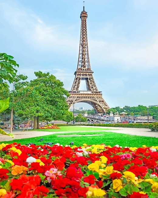 Trocadero Paris Garden New Paint By Numbers.png