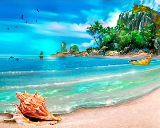 Tropical Beach Paint By Number.png