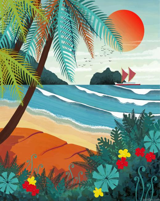 Tropical Island Paint By Number.png