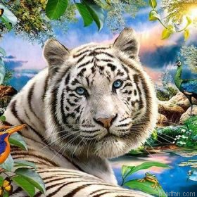 Tropical Tiger Paint By Numbers.png