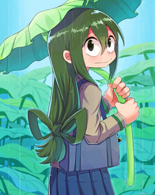Tsuyu Asui Anime Character Paint By Number.png