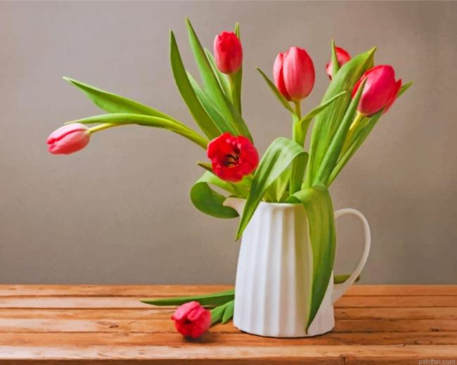 Tulips Flowers Paint By Number.png
