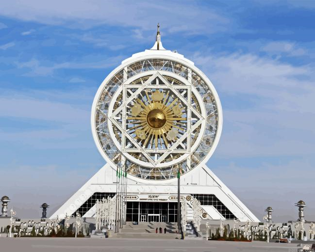 Turkmenistan Paint By Numbers.png