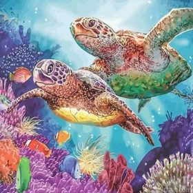 Turtle Family Paint By Numbers.png
