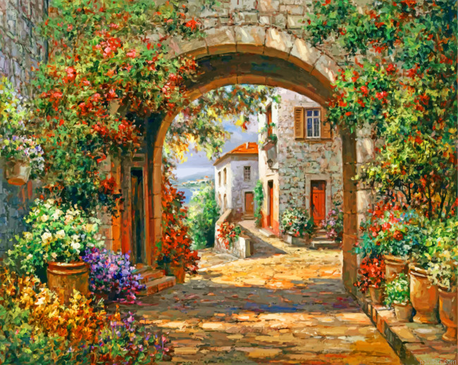 Tuscan Italy Paint By Numbers.png