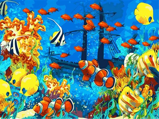 Underwater Fish Paint By Numbers.png