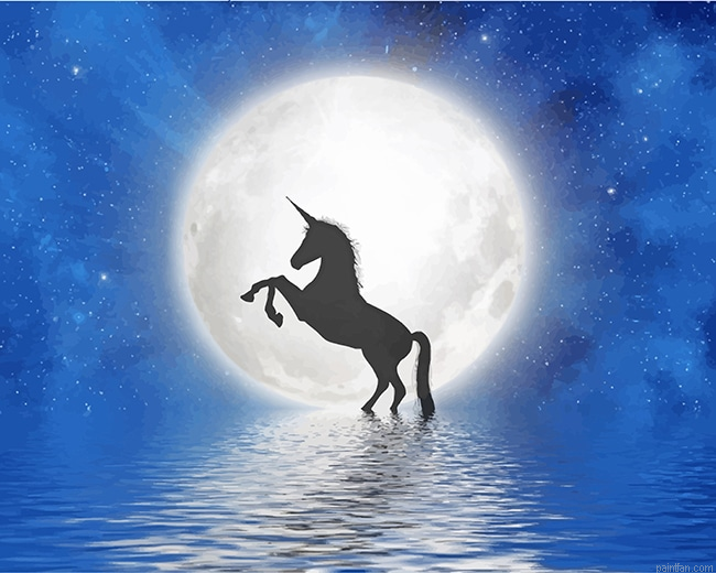 Unicorn Moon Silhouette New Paint By Numbers.png