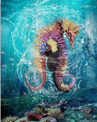 Unicorn Seahorse Paint By Number.png