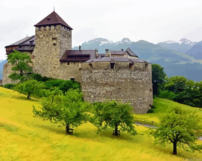 Vaduz Castle Paint By Numbers.png