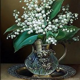 Valley Flowers In Jar Paint By Numbers.png