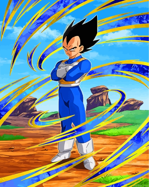 Vegeta Dragon Ball Z Paint By Number.png