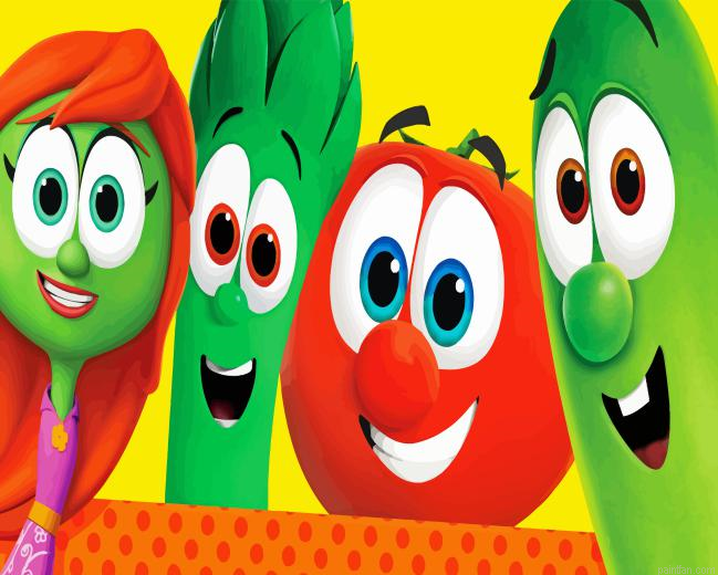 Veggietales Cartoon Paint By Numbers.png