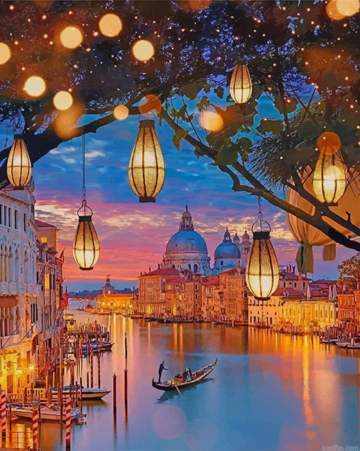 Venice Italy Night Paint By Number.png