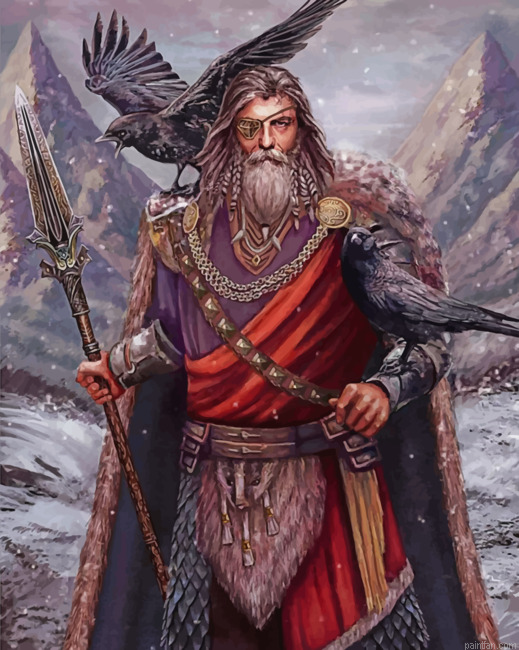 Viking Odin Paint By Numbers.png
