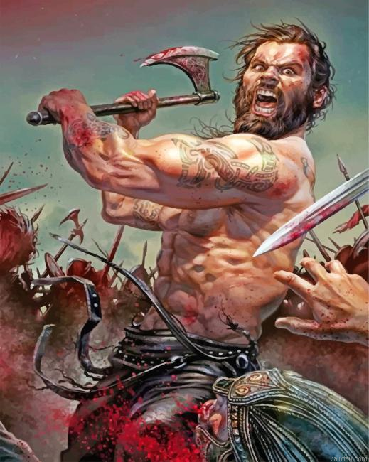 Viking Warrior Paint By Number.png