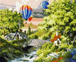 Village Balloons Paint By Numbers.png