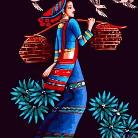 Villagers Women Paint By Numbers.png