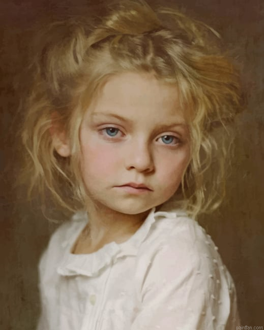 Vintage Blond Girl New Paint By Numbers.png