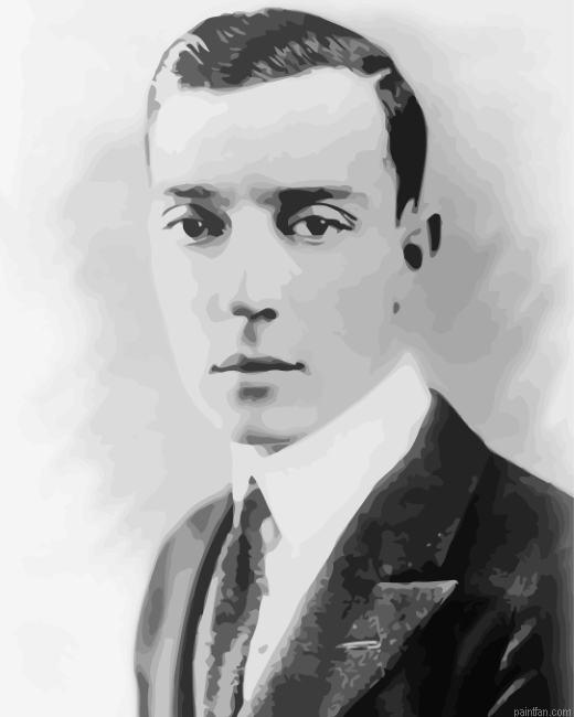 Vintage Buster Keaton Paint By Number.png