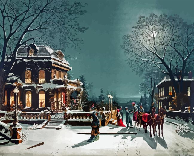 Vintage Christmas Evening Paint By Numbers.png